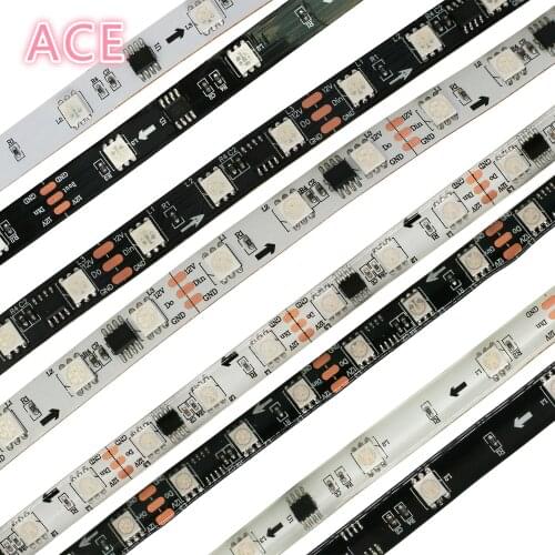 WS2811 LED Strip Lights Chip waterproof SMD5050 IC smart driver Programming Addressable Led Strip tape lamp 30/60leds/m
