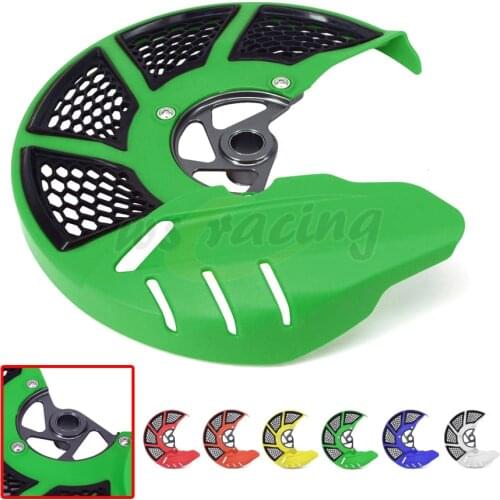 Front Brake Disc Rotor Guard Cover Protector For KAWASAKI KX125 2006-2008 KX250F KX450F 06-18 KLX450R 2008-2015 KX250 2019-2020