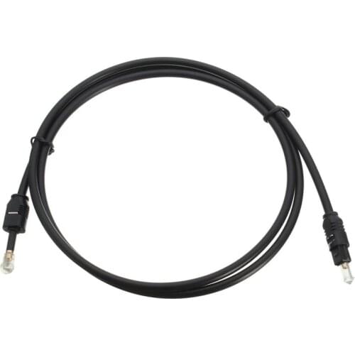 1m 3ft Toslink to Mini Plug 3.5mm Digital Optical SPDIF Audio Cable Gold Plated #8