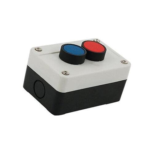400V 10A 1NC 1NO 4 Screws Terminals Push Button Station
