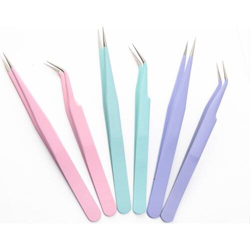 Diamond Painting Accessories Fast Pasted Rhinestone Tweezers Stainless Diamond Embroidery Tools Tweezers Diamond Mosaic Tweezers