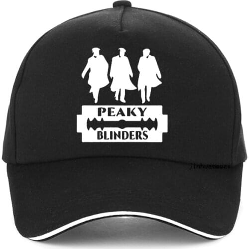 Hardcore Blinders men hat Parody Skull Period Crime Drama TV Series Peaky Blinder Print Baseball cap Summer Men women hats
