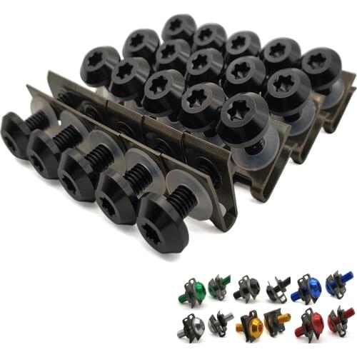 For Gas Gas EC300 TC125 TE125 gasgas ec 250 Motorcycle Fairing Aluminu hexagon socket Screws Clips Body Spring Bolt Kit