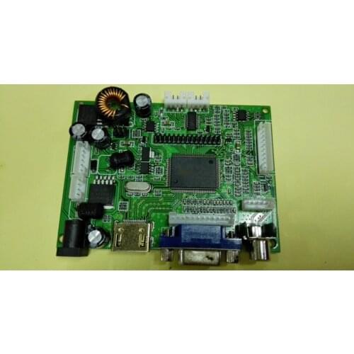 HDMI + 2AV+ VGA+AUDIO LCD Driver Controller Board Kit for Panel 10.1 inch -27inch LCD controller board DIY kits