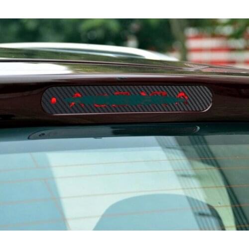 Used for Carbon fiber brake stickers for Citroen C3 XR, High positioned rear brake lights stickers car styling