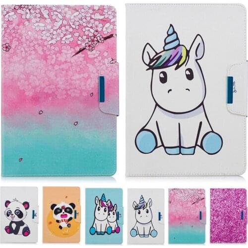 New Tablet Case Funda For Samsung Tab S4 10.5 Cute Panda Unicorn Cover For Samsung Galaxy Tab S4 10.5 2018 SM-T830 T830 T835