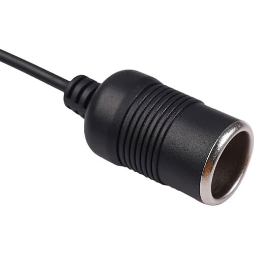 ONEVER 5V USB to 12V Car Cigarette Lighter Socket Female Converter Power Adapter Cable for Car Charger Driving Recorder E-Dog