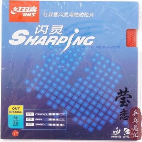 Original DHS Sharping Table Tennis Rubber table tennis racket indoor sports raw rubber fast attack racquet sports