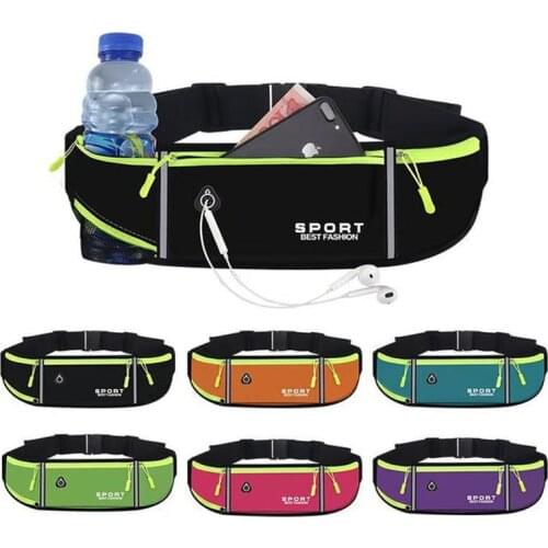 Waist Bag Belt Bag Running Waist Bag Sports Portable Gym Bag Hold Water Cycling Phone Bag Waterproof Women Running Belt
