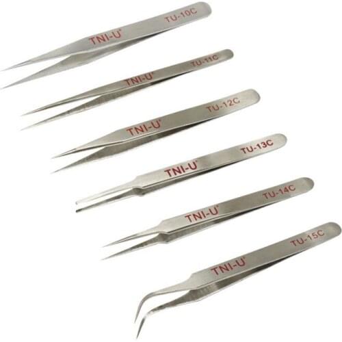 Professional Tweezer for Eyelash Extension High Elastic Hook Tweezers Eyebrow Makeup Tool High Quality