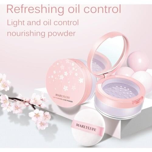 K.A.N Brand Makeup Translucent Matte Banana Face Powder Natural Oil-control Smooth Mineral Setting Loose Powder