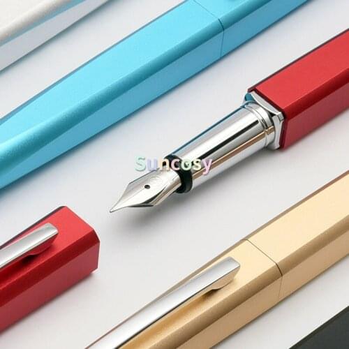 KACO SQUARE series Fountain Pen, High-end Aluminum Pen Business Gifts Aluminum Box Set Office Stationery Signatures