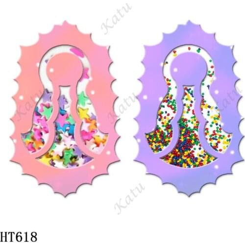 Shaker toys Cutting dies - New Die Cutting And Wooden Mold,HT618 Suitable For Common Die Cutting Machines On The Market