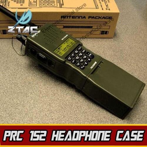 Element Z Tactical PRC-152 Dummy Radio Case Softair Peltor Arsoft Aisorft Tatical Military Headset Ztac Headphones For Shooting
