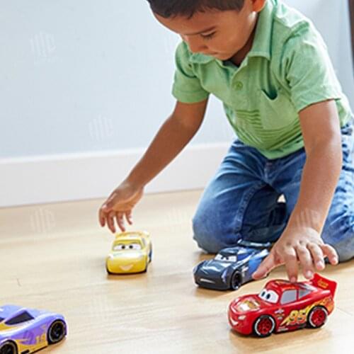 Mattel Disney Pixar Cars Turbo Racers Lightning Vehicle McQueen Jackson Storm,10 Feet,Car Collector Gift Toys for Boy Kids FYX40