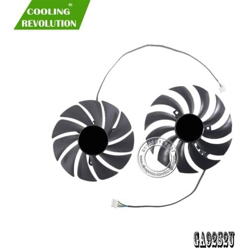 Graphics card fan GA92S2U DC12V 0.46A 4Pin for ZOTAC GAMING GeForce RTX 3070 Twin Edge