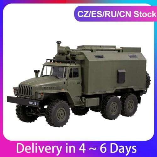WPL B-36 1:16 RC Car Military Command Vehicle 2.4G 6WD Army Car Children Gift Kids Toy for Boys RTR