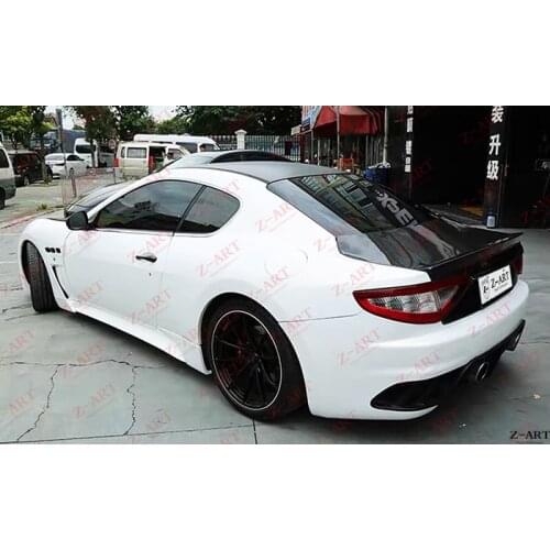 Z-ART carbon fiber ductail rear trunk lid for Maserati GranTurismo 2008-2018 carbon fiber rear trunk lid Maserati GT GTS