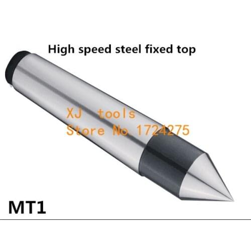 1 PCS Lathes Tailstock Machine Tool MT1 Morse Taper HSS Solid Dead Center Drilling Lathe machine Support the Tailstock End