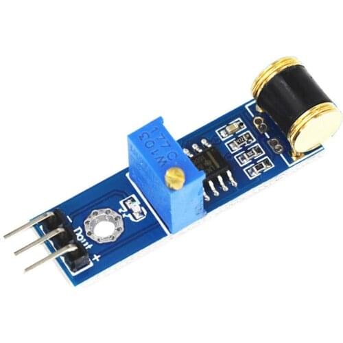 3 Pin 801S Vibration Sensor Module Analog Output Sensitivity Adjustable Counting Detection Probe