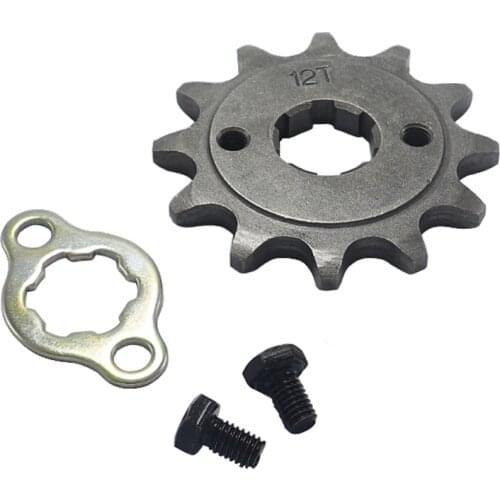 520 12T Tooth 20mm ID Front Engine Sprocket fit Pit Bike ATV Motorcycle part