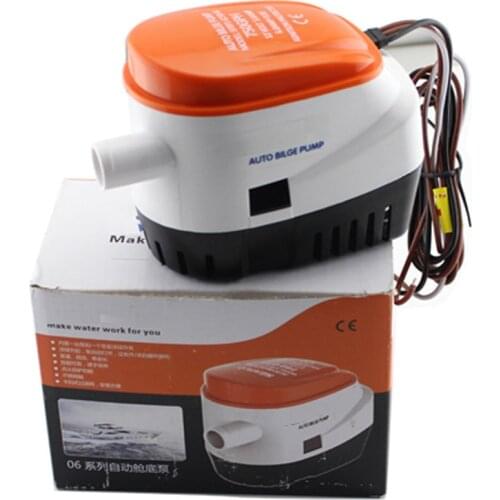 750 GPH Automatic Bilge Pump 12V Marine Boat Submersible Pump Water Drain Pump