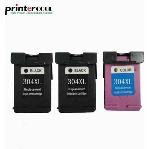 Einkshop 304 xl Remanufactured Ink Cartridge Compatible for HP 304xl for Deskjet 3700 3720 3730 3732 Printer