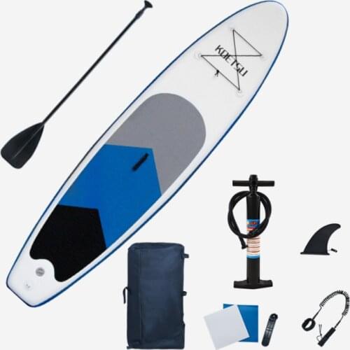 Ocean blue gray paddle board inflatable boat paddle board water ski surfboard hand paddle board paddle board