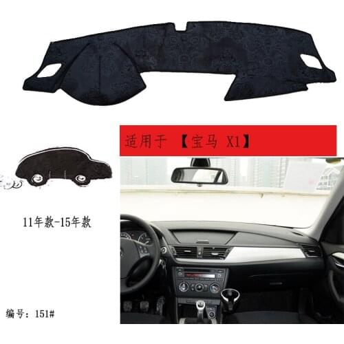 TOMMIA For BMW X1 11-15 Dashboard Pad Cover Dash Mat Anti-Sun Velvet Instrument
