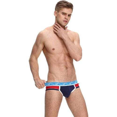 Acebal Cer 2018 brand mens underwear sexy gay mens underwear penis bag simple high elastic shorts gay sexy cotton underwear