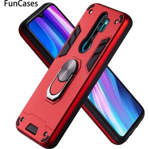Car Magnetic Ring Hard PC Case For estojo Redmi Note 7 Back Covers sFor Hoesje Redmi armor Note 7S Note 7 Pro 8 5 6 4 8T Cute