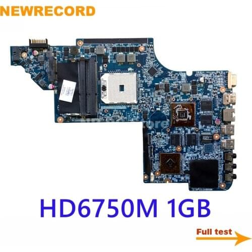 NEWRECORD 645386-001 for HP DV7-6000 laptop motherboard socket fs1 DDR3 HD6750M 1GB GPU main board full test
