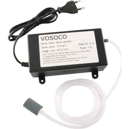 1000mg Ozone Generator Ozonizer water Air sterilize Purifier Cleaner treatment fruit vegetable fish tank disinfector sterilizat