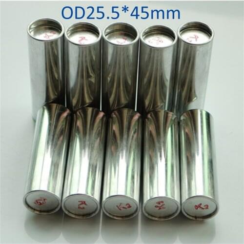 50 Pieces OD25.5*45mm Dental Material Resin Cartridge Aluminum Tube Filled with Valplast Acrylic Flexible Resin K1/K2/K3