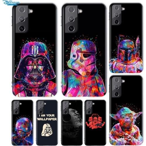 Transparent Cover Disney Star Wars Dark Samurai For Samsung Galaxy S21 S10 S10e S9 S8 S7 S6 Plus Ultra Edge Soft Phone Case