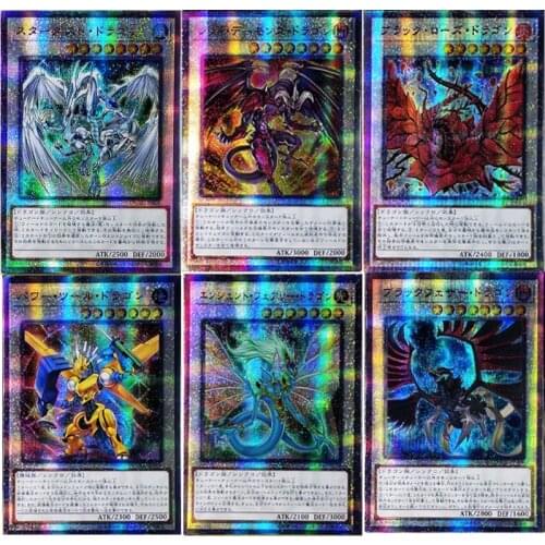 Yu Gi Oh Stardust Dragon Black Rose Dragon Japanese DIY Toys Hobbies Hobby Collectibles Game Collection Anime Cards