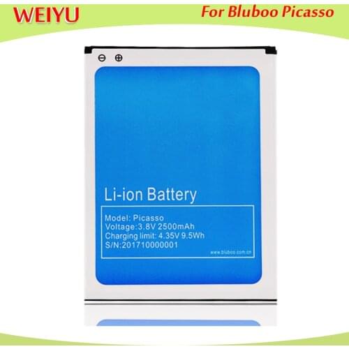 10PCS/LOT 2500mAh Battery For Bluboo Picasso Batterie Bateria Batterij Accumulator AKKU High Quality
