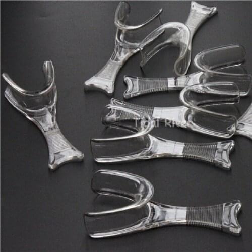 10/Pcs Dental Oral Mouth Cheek Opener Retractor Transparent Side Lip Expander Dental Lab Tools