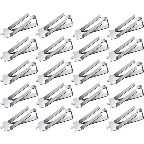 20Pcs Glass Bed Spring Turn Clips for Creality Ender 3 Pro, Ender 3S, Ender 5 Pro, CR-20 PRO, CR-10S Pro 3D Printer