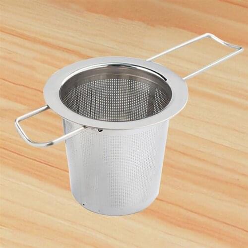 2018 Mesh Tea Infuser Reusable Tea Strainer Teapot Stainless Steel Loose Tea Leaf Spice Filter Drinkware Kitchen Accessories