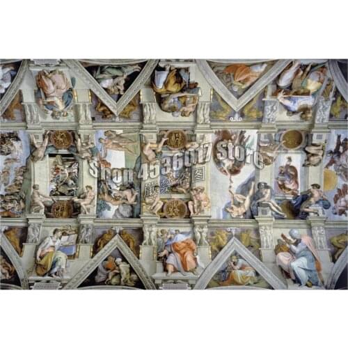 Sistine Chapel 5D Diy Diamond Painting Cross Stitch Diamond Embroidery Michelangelo Churches Hobbies Crafts Diamond Mosaic Kits