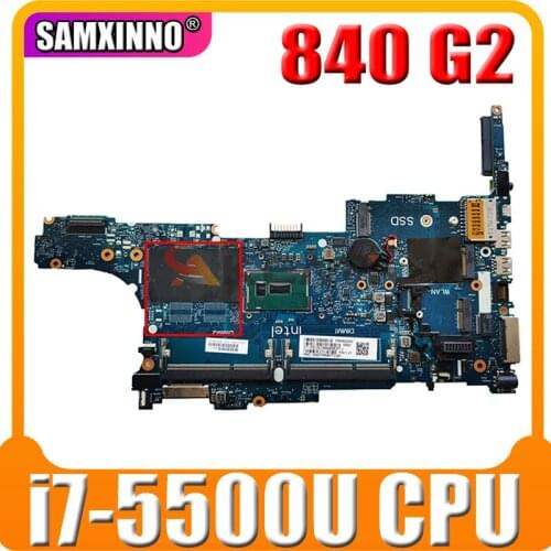 6050A2637901-MB-A02 For HP 840 G2 Laptop Motherboard 799512-601 799512-501 799512-001 With SR23W i7-5500u CPU MB 100% Tested