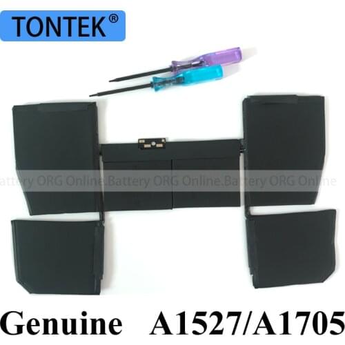 Genuine A1527 A1705 Battery For Apple Macbook 12'' inch A1534 2015 2016 2017 MF855 MJY32CH/A MK4M2 EMC2746 EMC2991 EMC3099