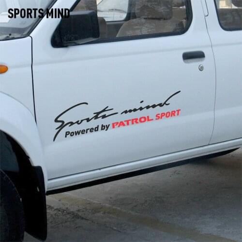 Sports Mind Car Styling On Car Door Car Sticker Decal Exterior Accessories For Nissan Patrol Y61 Nismo Car Accessories