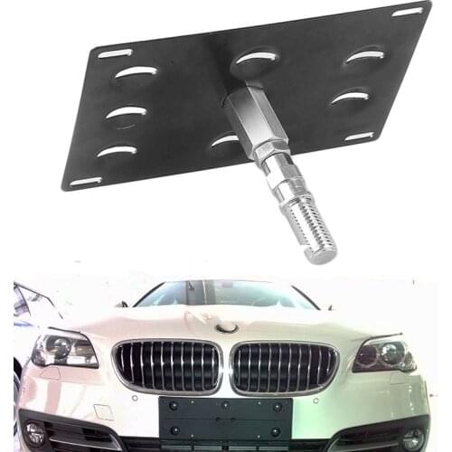 Bumper Tow Hook License Plate Mounting Bracket For BMW F30 F32 F10 Z4 X3 X4 3 4 5 Series