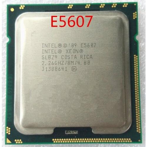 Free shipping Intel Xeon E5607 CPU processor /2.26GHz /LGA1366/8MB L3 Cache/Quad-Core/ server CPU