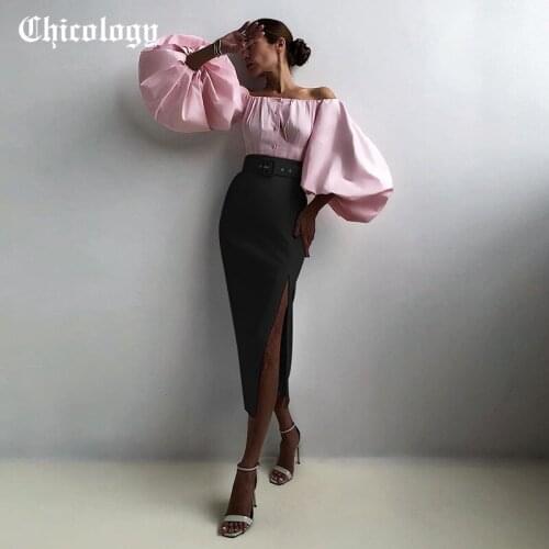 Женские юбки миди CHICOLOGY China At AliExpress