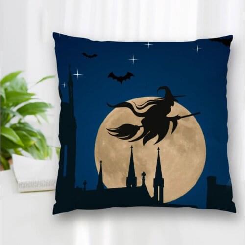 Hot Sale Custom Decorative Pillowcase Halloween Square Zippered Pillow Cover Best Nice Gift 20X20cm 35X35cm 40x40cm