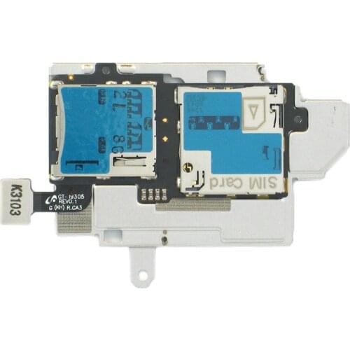 SIM And MicroSD Memory Card Tray Holder Connector Flex Cable For Samsung Galaxy S3 GT-I9300 I9305 I747 T999 I535 L710 R530