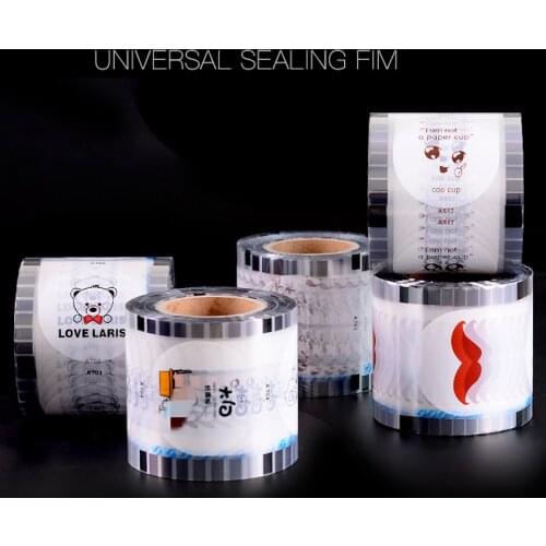 Dual-purpos Pierce-it-Lite to Seal 2000pcs Disposable Paper Plastic Calibre 95 90mm Cups Membrane Cover Lids Moustache Paw